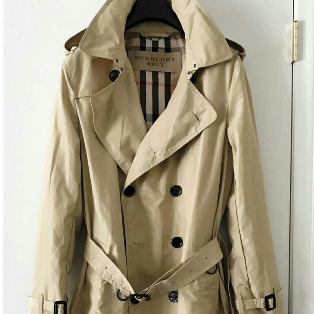 SOLD! Burberry Brit Rain Trench